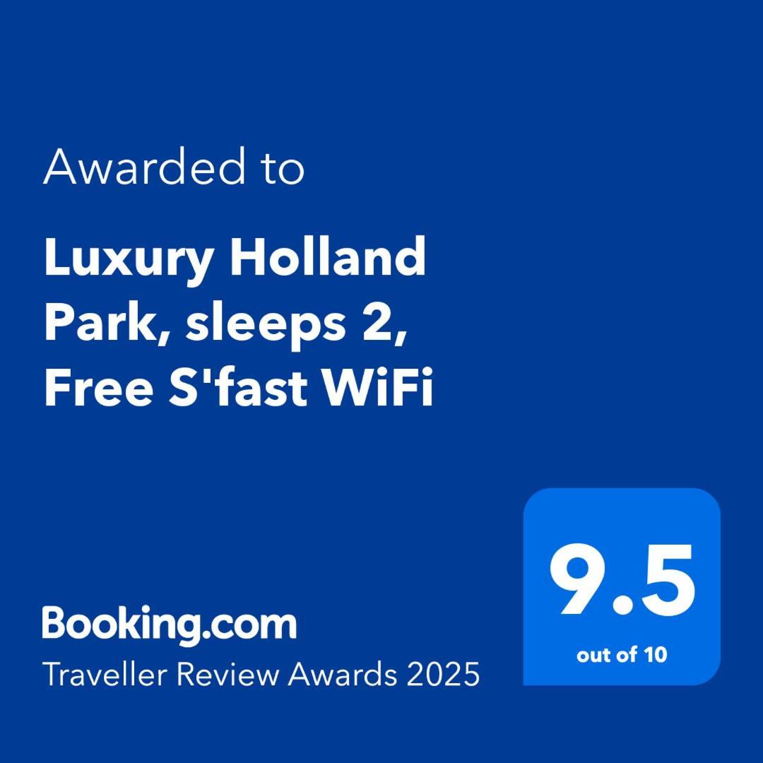 Luxury Holland Park, Sleeps 2, Free S'Fast Wifi Lägenhet London Exteriör bild